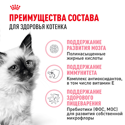 Сухой корм Royal Canin Kitten для котят до 12 месяцев 4 кг
